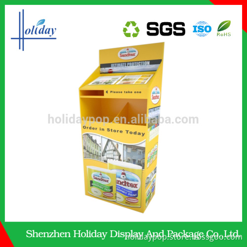 Fashion retail floor stand cardboard display stand